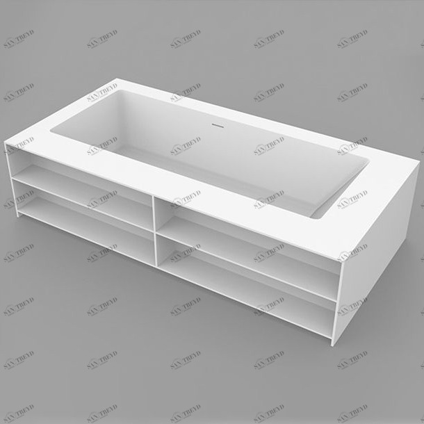 Dimasi Ванна прямоугольная отдельностоящая 2000x1000 Ivory Library E белая ILTE310200