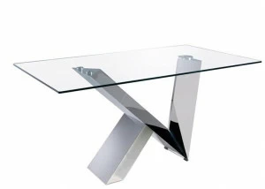 Angel Cerdá Прямоугольный стол для гостиной из стали и стекла Urban deco 1038