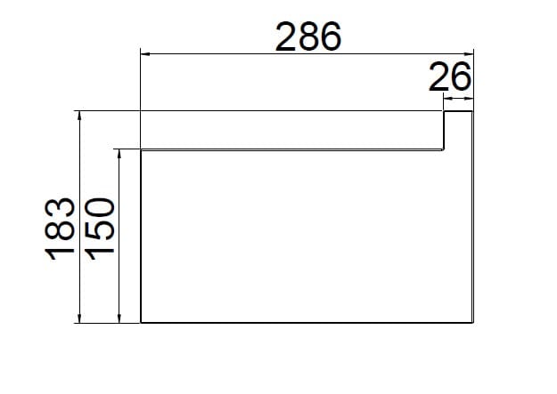 Полка для ванной комнаты с полотенцесушителем Cordivari Design Neo Design ARCH-00004816 - Вид №2