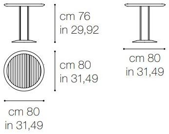 Grilli Круглый обеденный стол  810201  - Вид №1