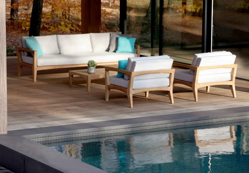 Royal Botania Садовое кресло с подлокотниками, обитое тканью Zenhit sun-id-1394069 - Вид №2