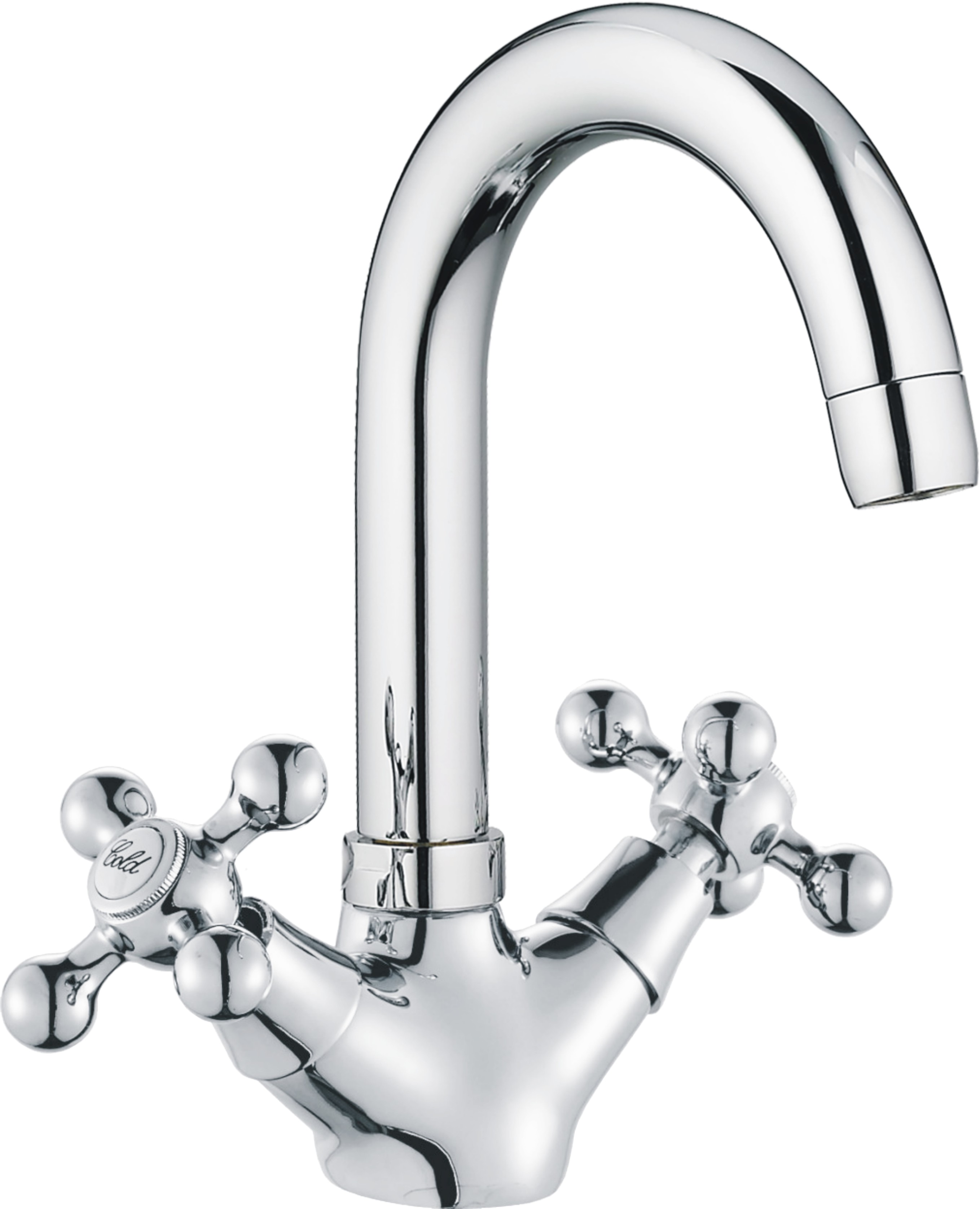 HB1219 Смеситель для раковины , хром Haiba  - Вид №1