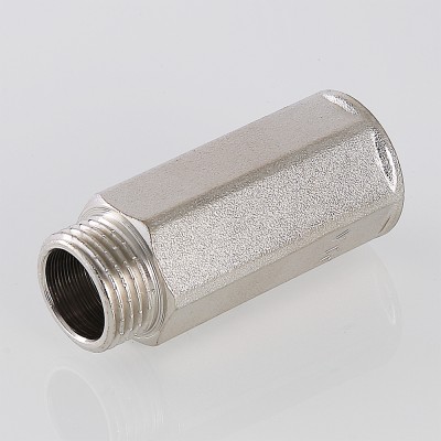 VTr.197.N.0415 Фитинг резьбовой – удлинитель Valtec 1/2" х 15 мм  - Вид №7