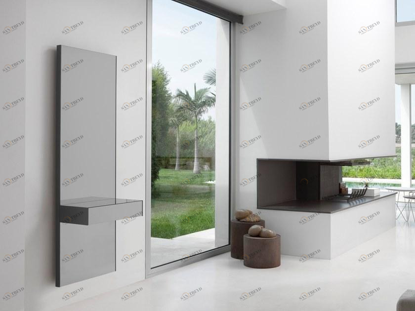 Kendo Mobiliario Прямоугольное настенное зеркало с контейнером sun-id-1358293