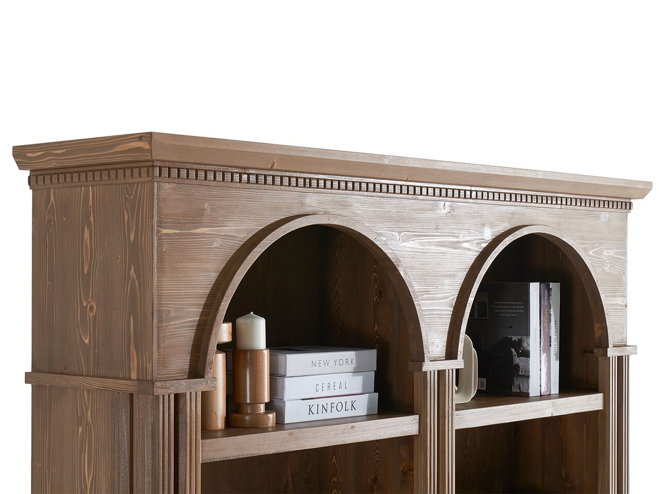 Отдельно стоящий деревянный книжный шкаф с ящиками NDESIGN Ezora ARCH-00080367 - Вид №4