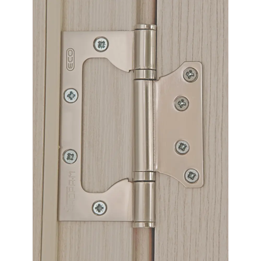 Дверь межкомнатная со стеклом Мирра 60x200 см Hardflex цвет ясень бора с замком и петлями 82672896 STLM-2157815 МАРИО РИОЛИ  - Вид №4