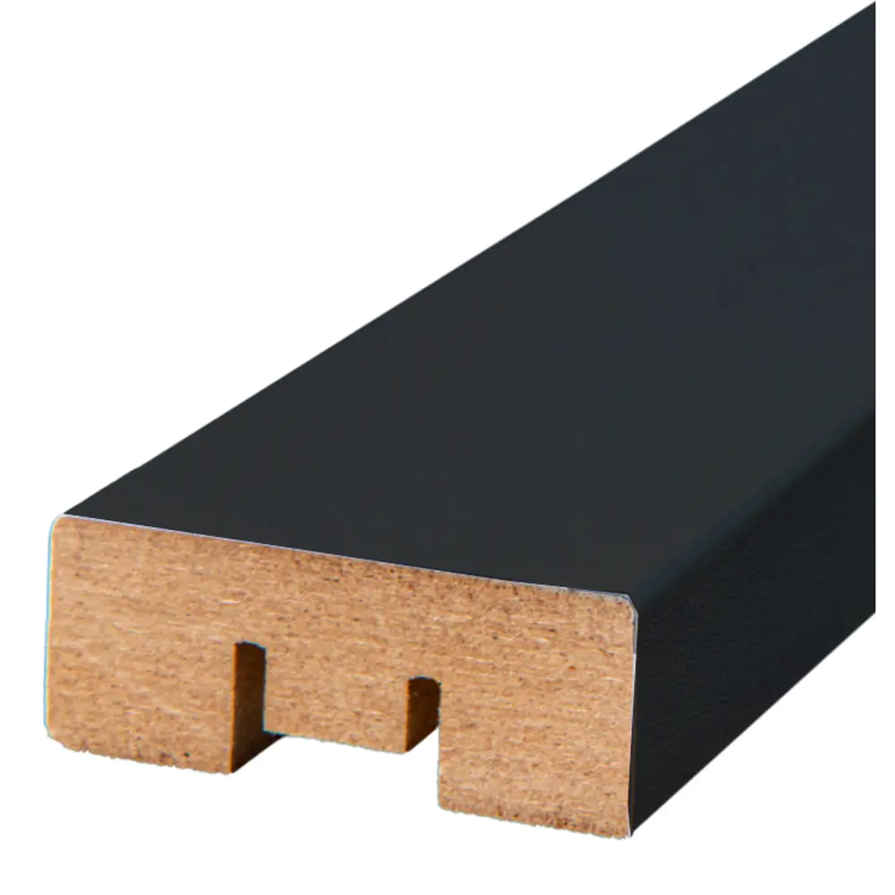 PORTIKA Декоративная рейка МДФ черная для современного интерьера 85314193 STLM-1466649 - Вид №1