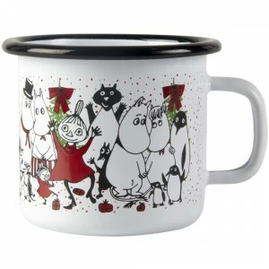 Кружка эмалированная "Магия зимы" LE-VILLAGE СОВРЕМЕННЫЙ 221958 Белый