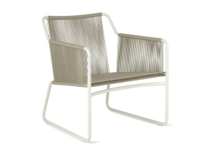 Веревочный садовый стул с подлокотниками