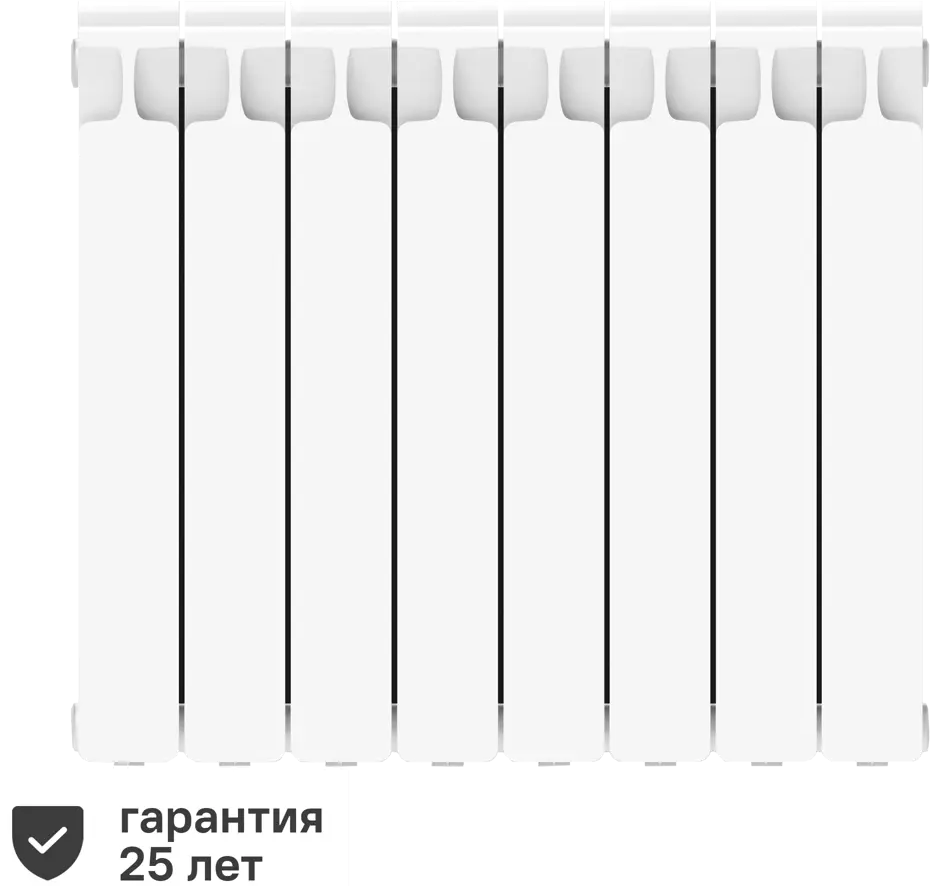 Биметаллический радиатор RIFAR Monolit 500 - надежное отопление на 25 лет 12876448
