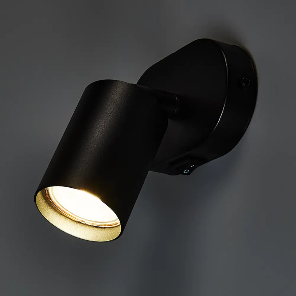 Спот поворотный Arte Lamp Aquarius 1 лампа GU10 2 м² цвет черный STLM-2141312 - Вид №2