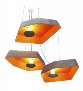 designheure Светодиодный подвесной светильник из ткани Nénuphar