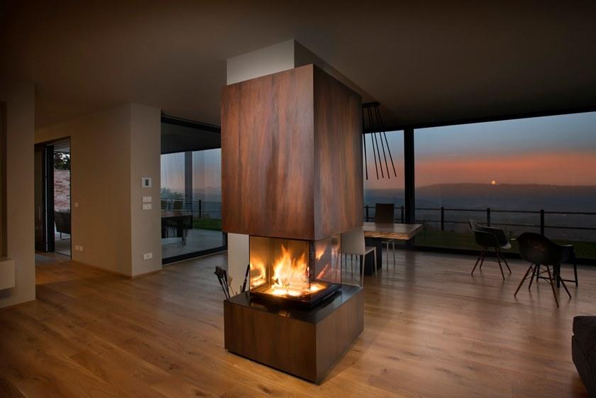 RÜEGG Дровяной стальной камин с панорамным остеклением Premium line sun-id-1497170 - Вид №18