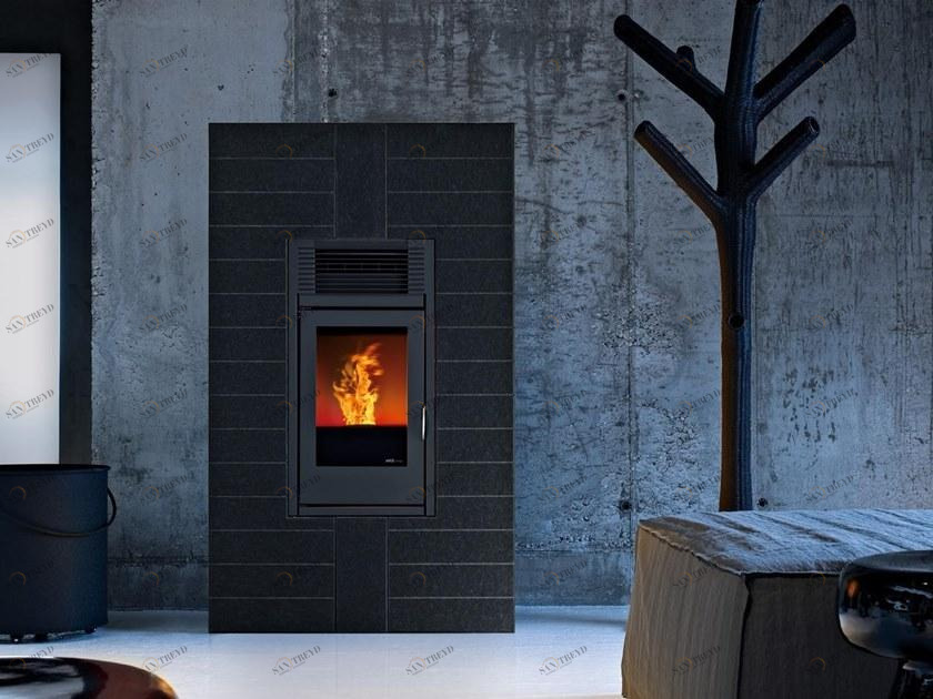 MCZ Пеллетная печь из стали и абсолютно черного цвета sun-id-1355416