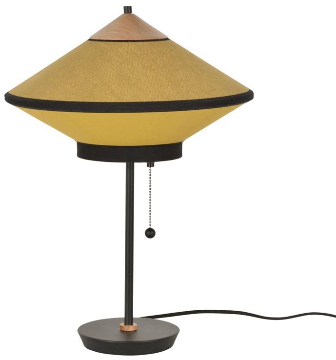 Forestier Прикроватная лампа с бархатным и льняным абажуром Cymbal sun-id-1445935 - Вид №6