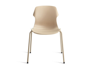 Штабелируемый стул из полипропилена с металлическими ножками