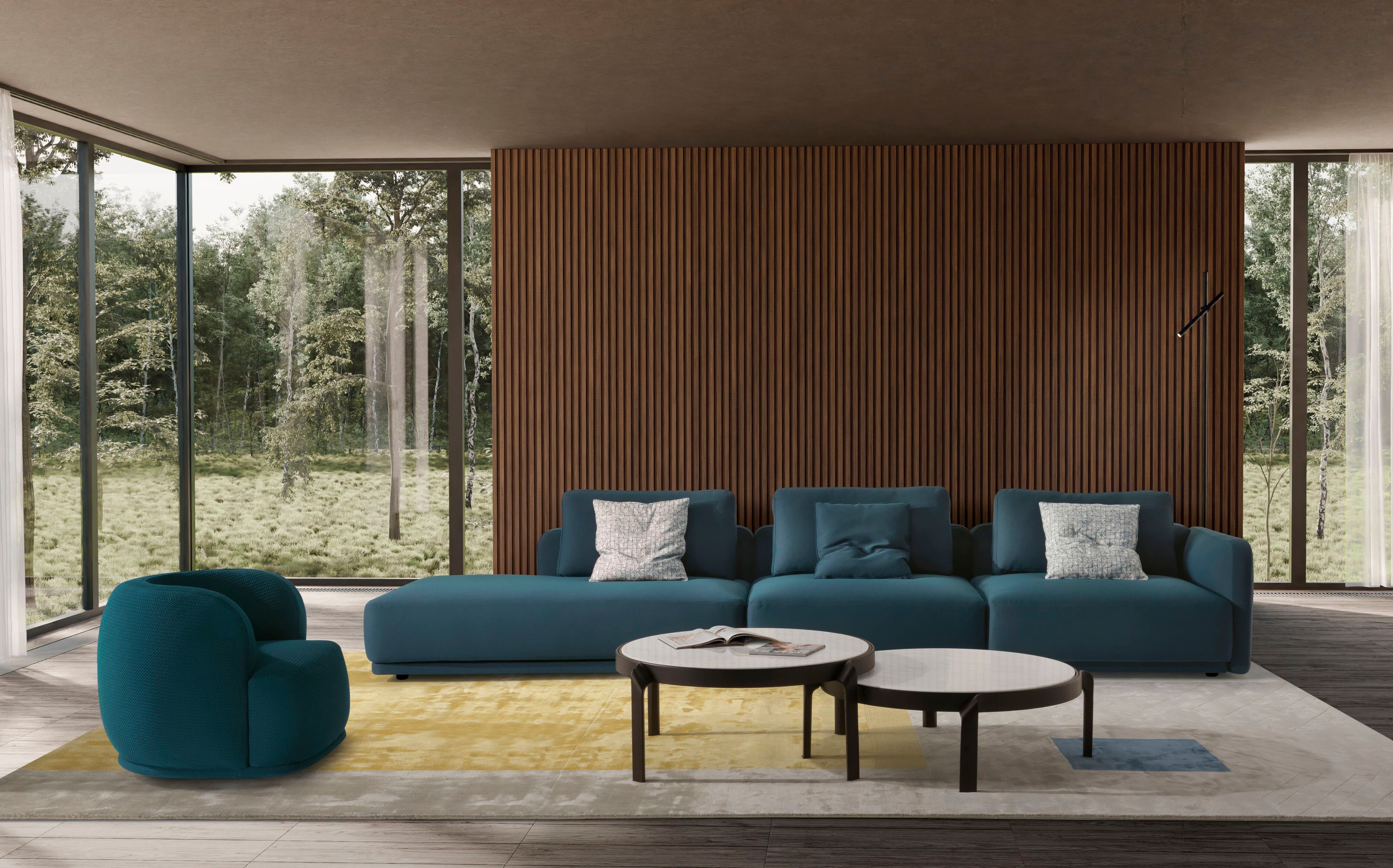 Модульный съемный диван из ткани CTS SALOTTI Kant ARCH-00000710 - Вид №2