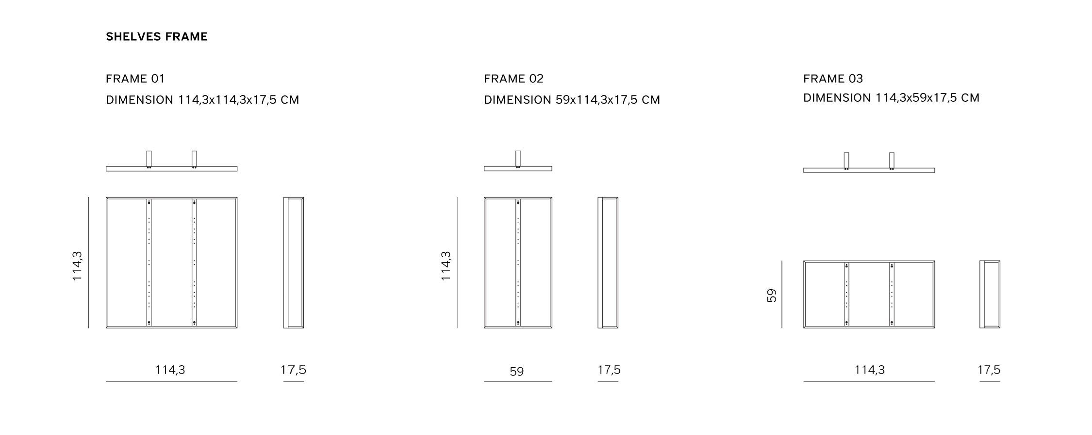 Самонесущая алюминиевая Книжная полка prostoria Shtef ARCH-00139424 - Вид №7