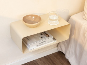 Стальная подвесная прикроватная тумбочка с порошковым покрытием