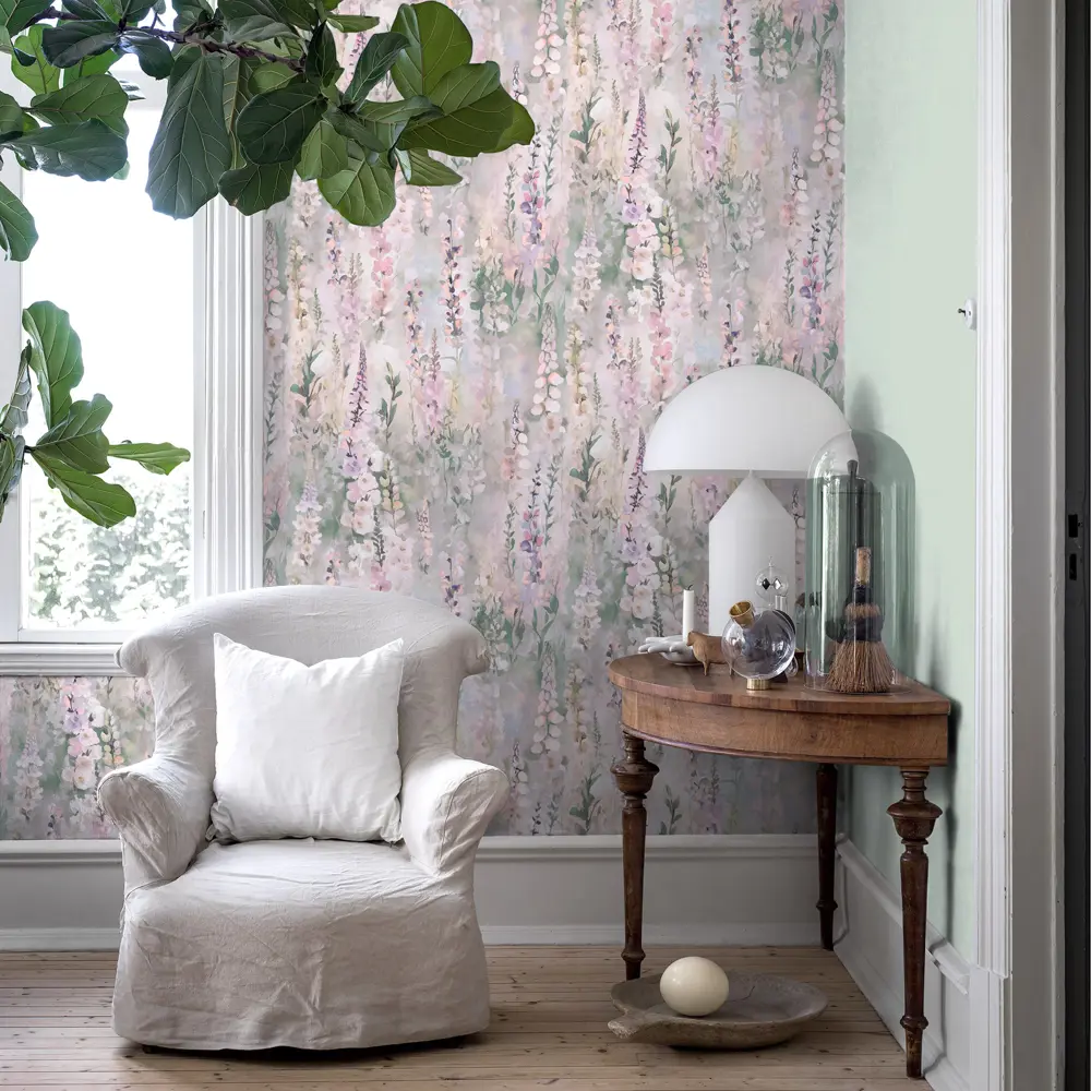 Обои флизелиновые Erismann Долорес 1 зеленые 1.06 м 60323-04 STLM-2084112 - Вид №4