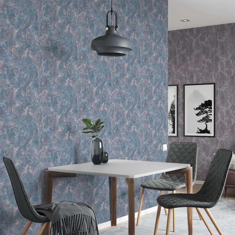 Обои флизелиновые Palitra Family Clairis фиолетовые 1.06 м 71903-46 85570650 STLM-2106128 - Вид №3