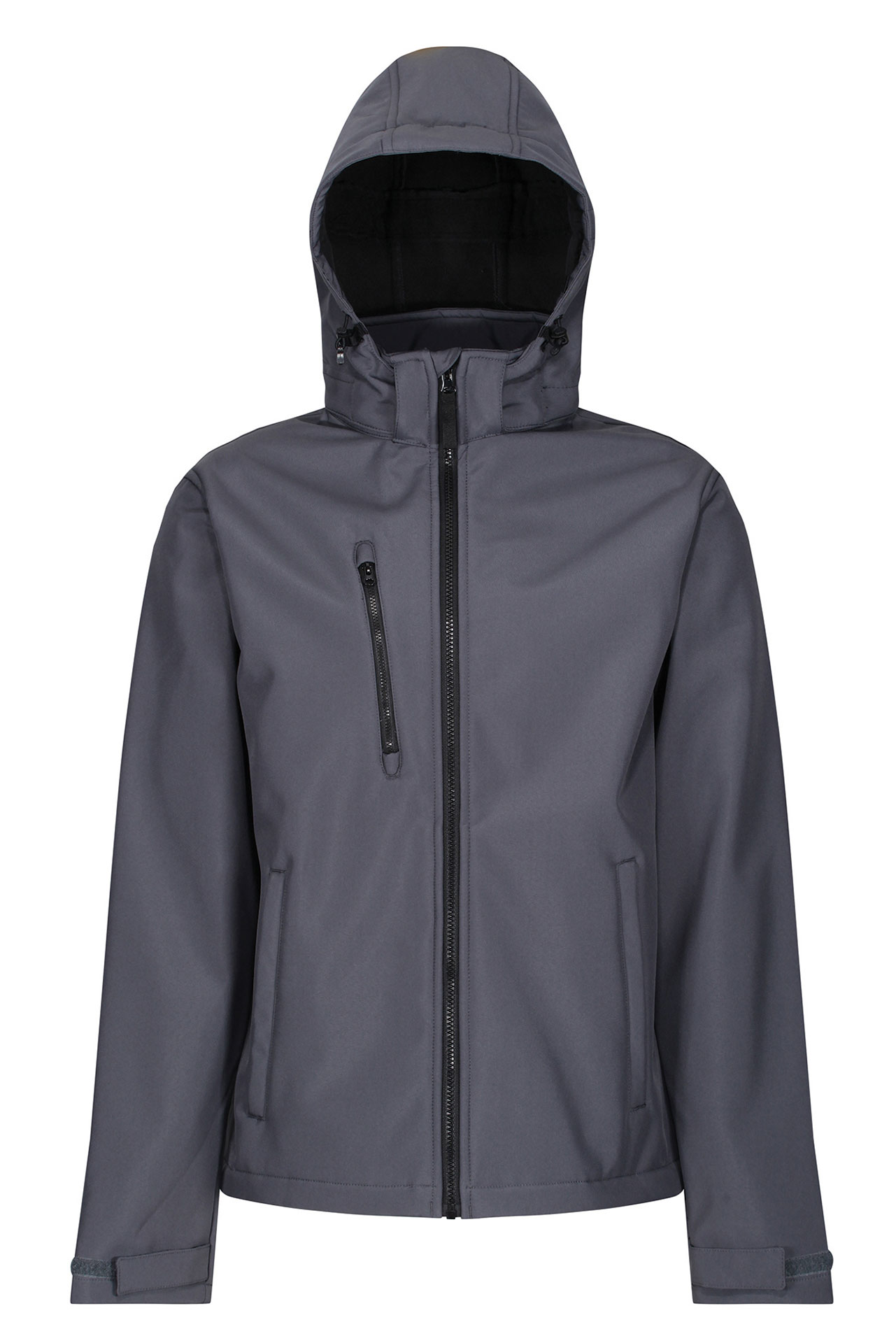 5042163 Куртка РЕГАТТА ПРОФЕШИОНАЛ ВЕНТУР софтшел серо-черная  Демисезонная одежда размер L (48-50) Спецодежда  - Вид №3