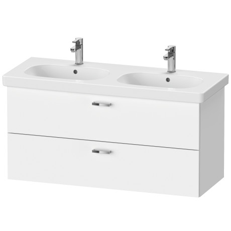 XB619401818 Тумбочка подвесная XBase #XB6194 1150 x 458 мм Белый матовый, декор Duravit  - Вид №2