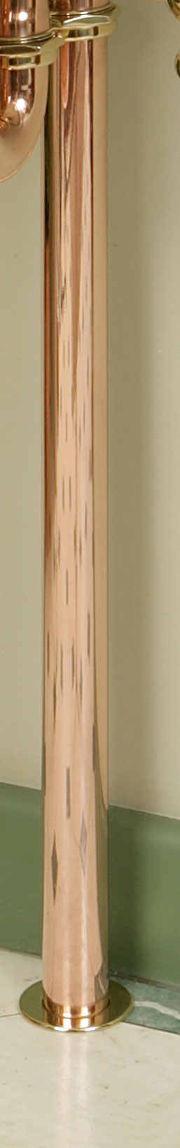 TCWP722EXTS S-образная труба и фланец сифона для сифона Thomas Crapper 