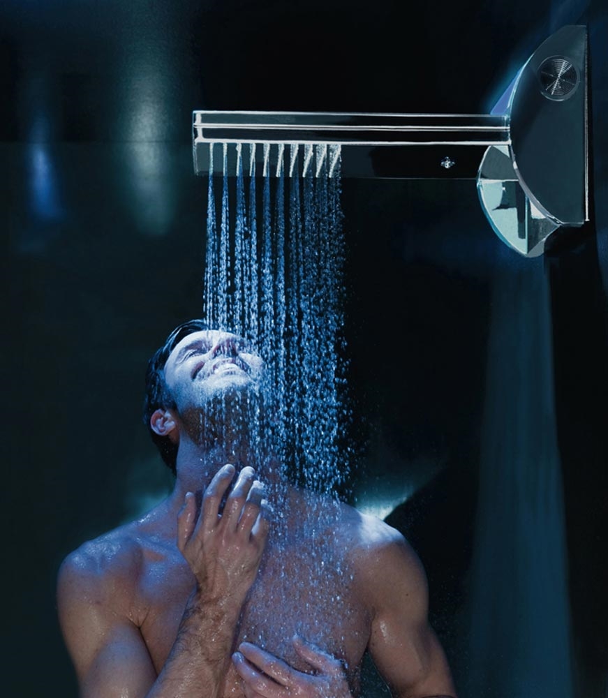 I01555 Потолочный & настенный душ Aquavolo MUSIC - CROMOTHERAPY BOSSINI  - Вид №13