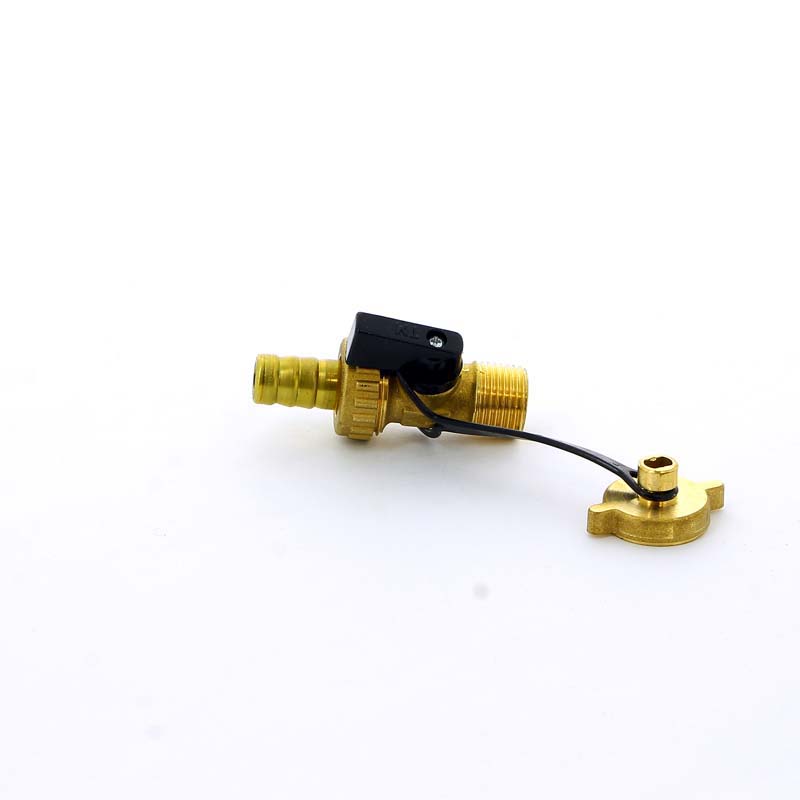 Кран Н со штуцером сливной флажок TIEMME 1/2" 2950001 - Вид №3