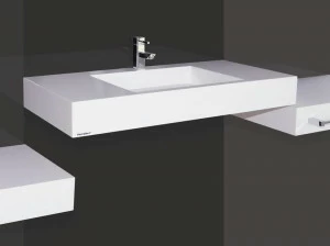 Подвесная раковина настенная овальная Technova SQUARE белая