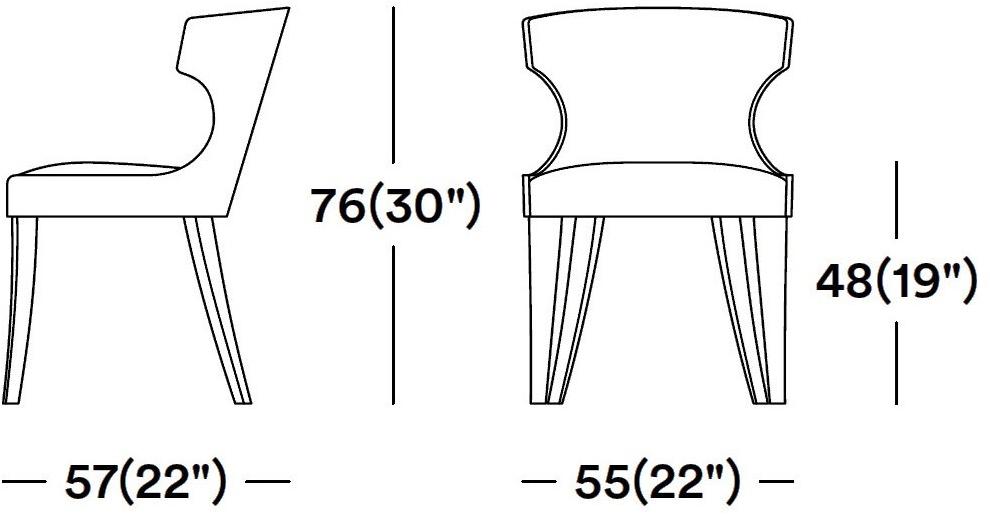 Tirolo Стул из массива дерева со встроенной подушкой Xie 052 s - Вид №3