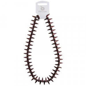 112-01-321 Бусина Чехия на нитях 5 x 13 мм 81 шт PRECIOSA