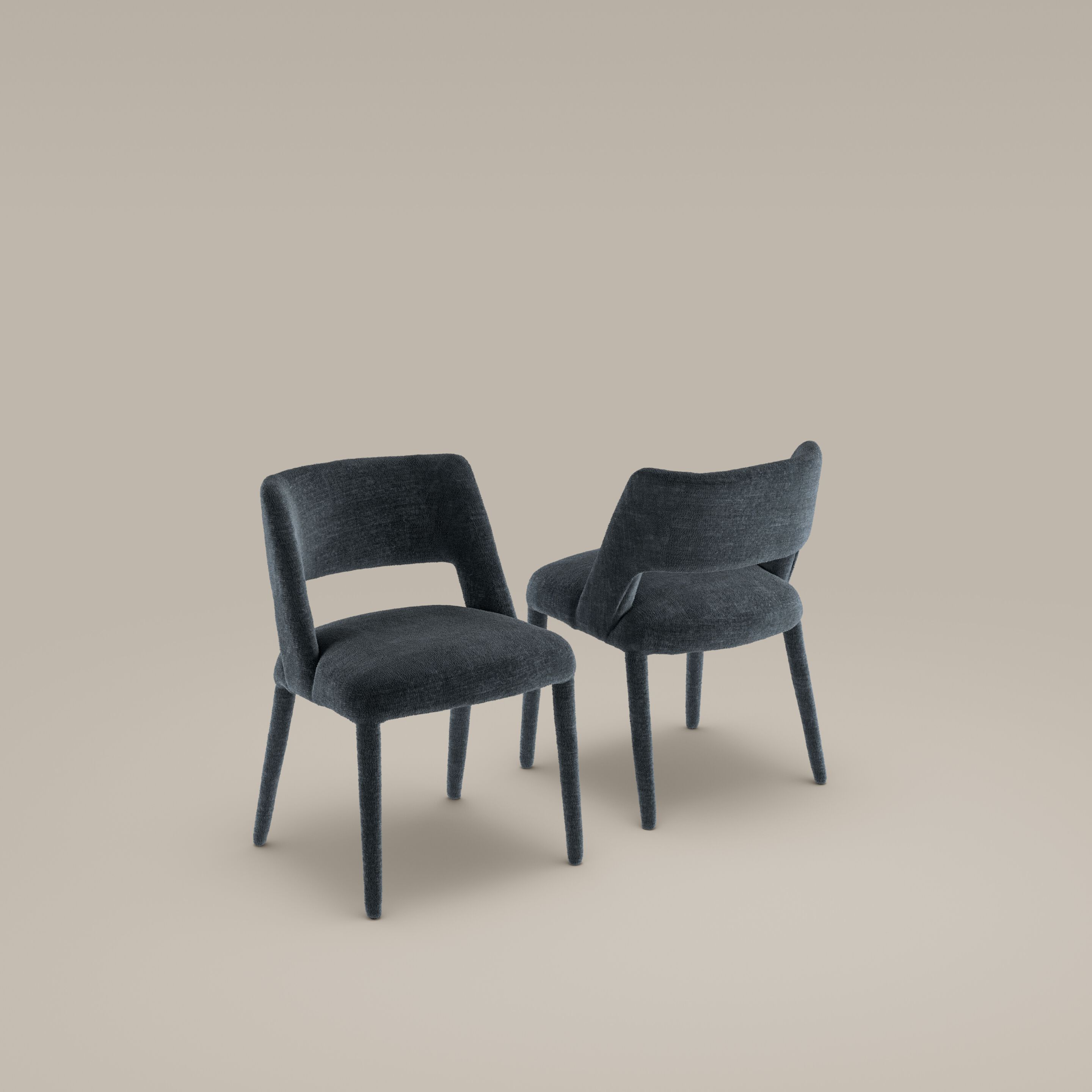 Тканевый стул без подлокотников BONALDO MASK ARCH-00003967 - Вид №1