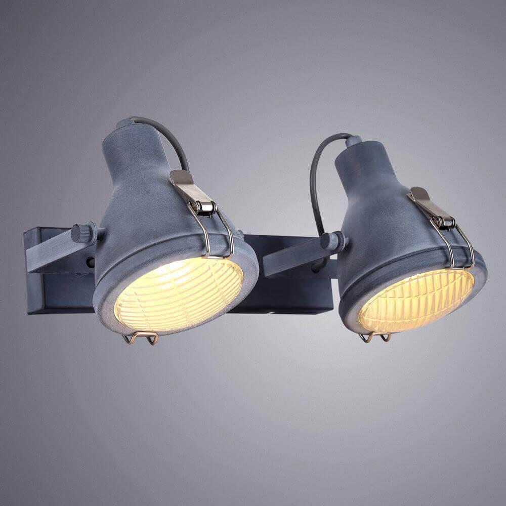 Спот настенный серый Arte Lamp A9178AP ARTE LAMP 9178 00-3926549 Серый  - Вид №1