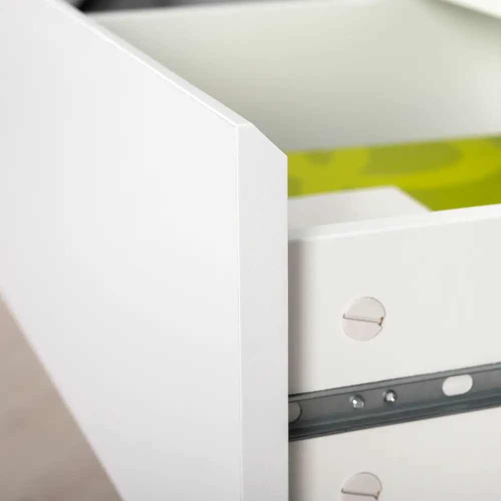 Тумба прикроватная 2 ящика 49x53.8x38.2 см ЛДСП цвет белый Santreyd STLM-2073632 - Вид №13