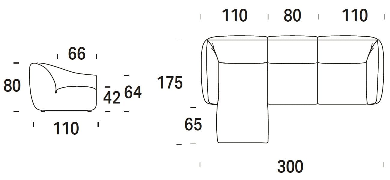 Съемный диван из ткани Felis Softliving ARCH-00128102 - Вид №14