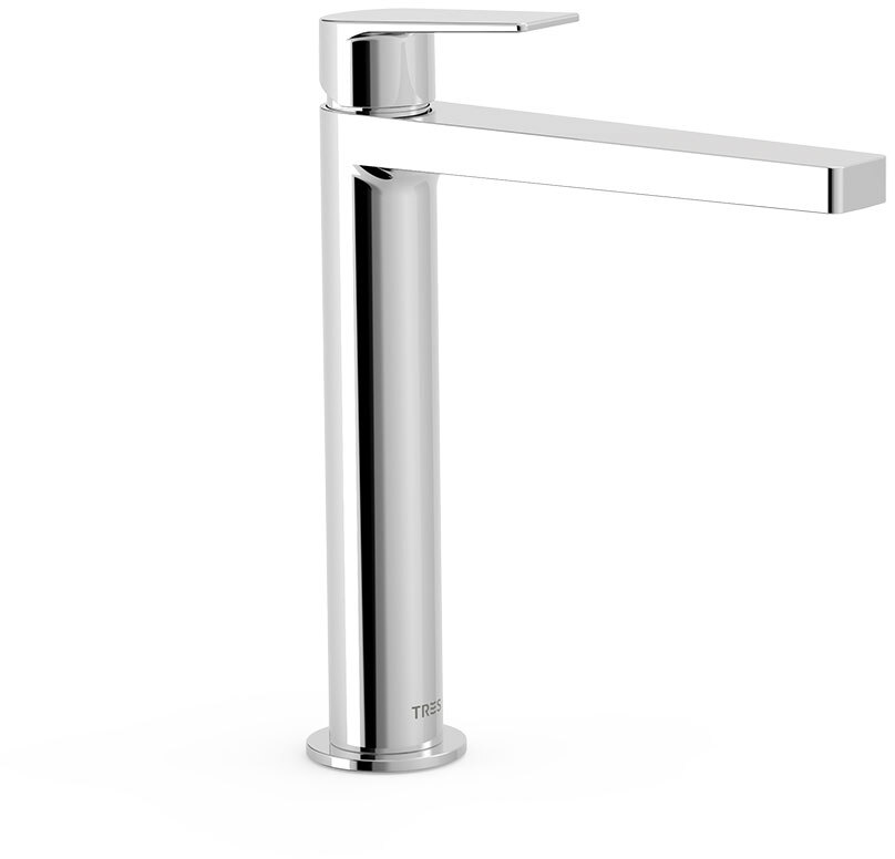 ПРОЕКТ-Смеситель для раковины TRES High с одной ручкой -21120301 TRES