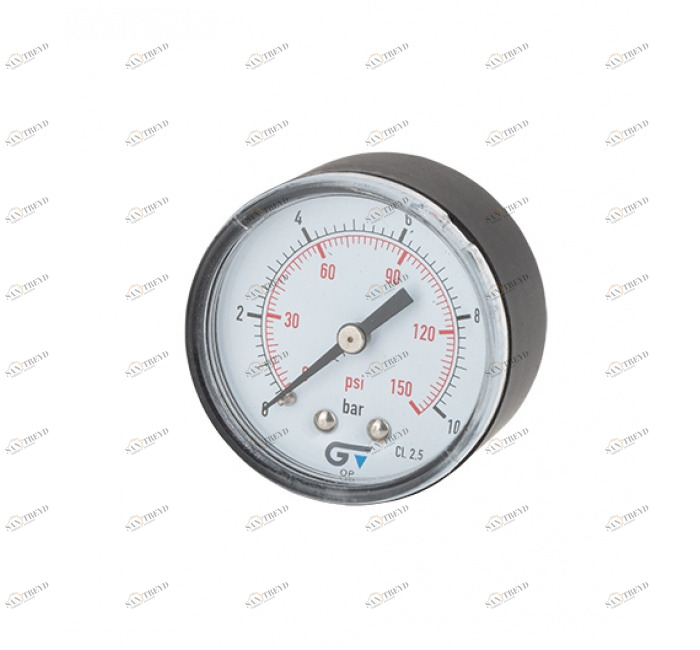 GENEBRE 3821 004 Манометр Ø 53, обратное соединение, резьба BSP 