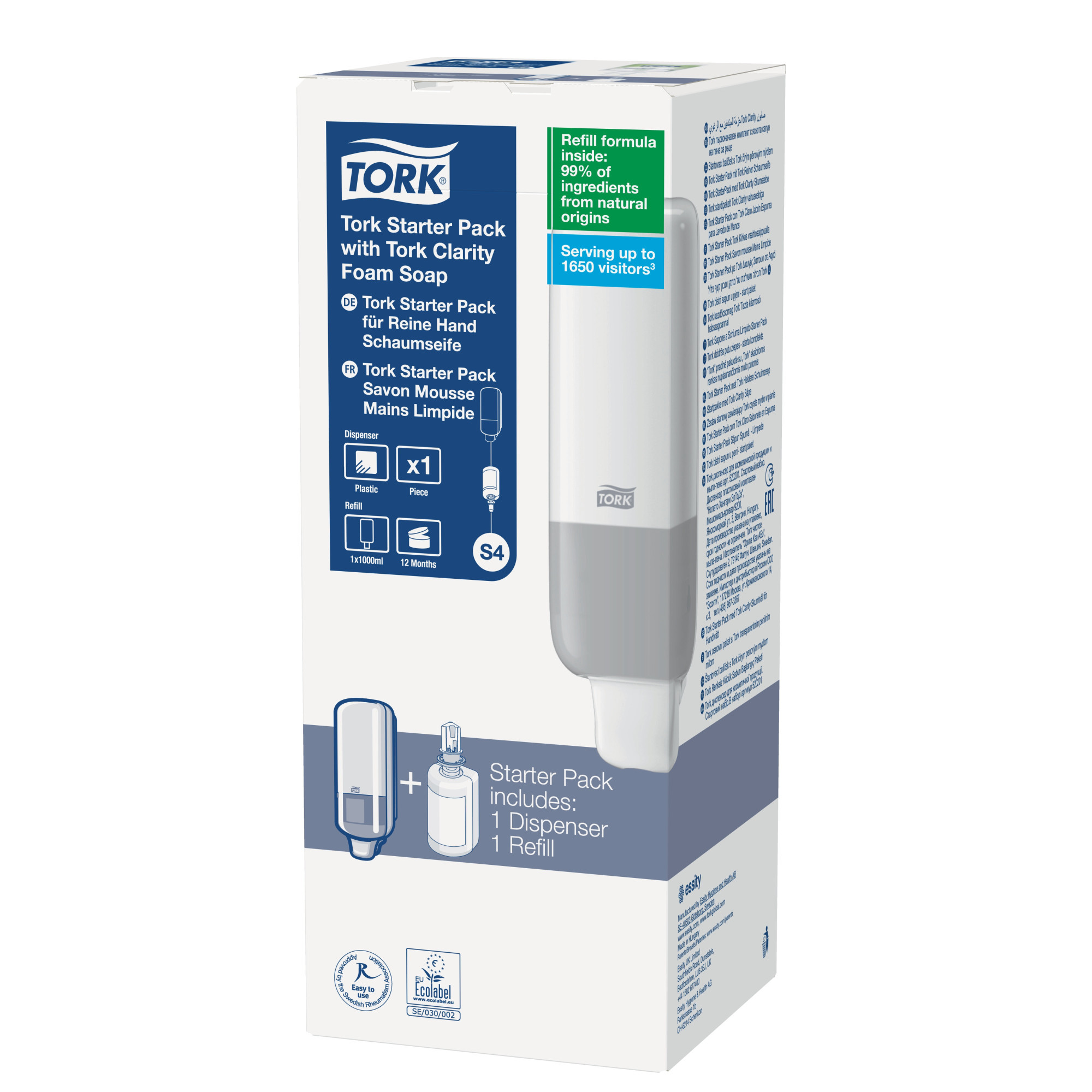 96020100 Стартовый набор для чистящего пенного мыла Tork 