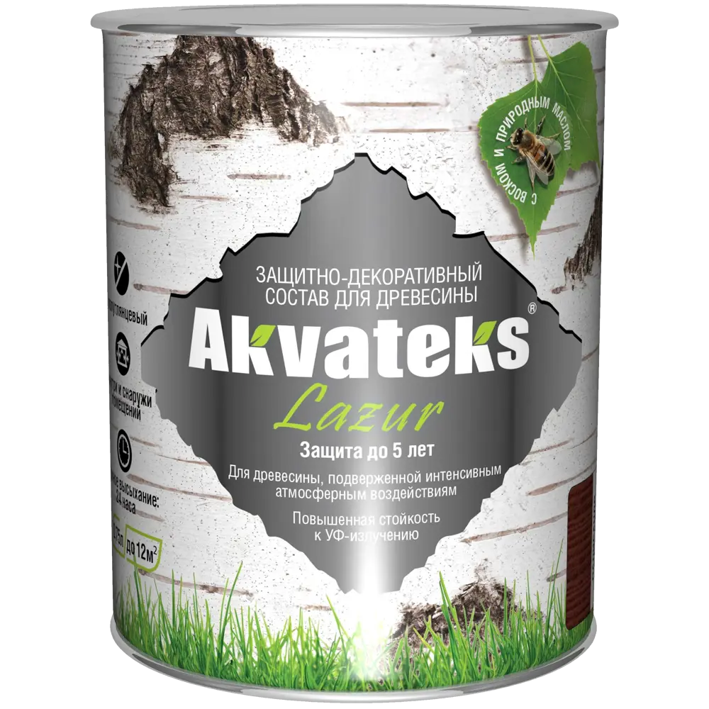 Антисептик АКВАТЕКС для дерева Палисандр 0.75 л - защита и декор 82603239 STLM-0031247 - Вид №1