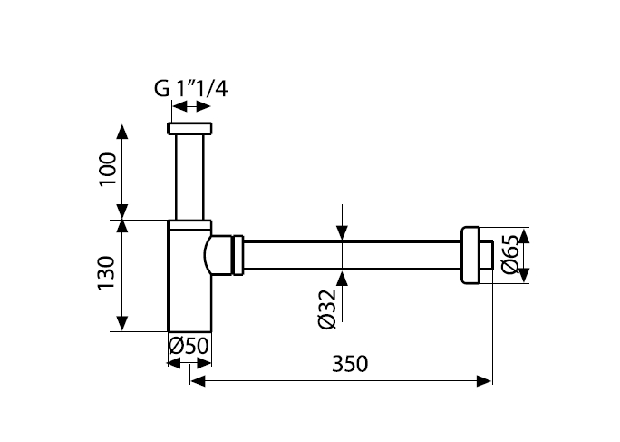 AC0020015 Сифон для раковины Webert #VALUE!  - Вид №1
