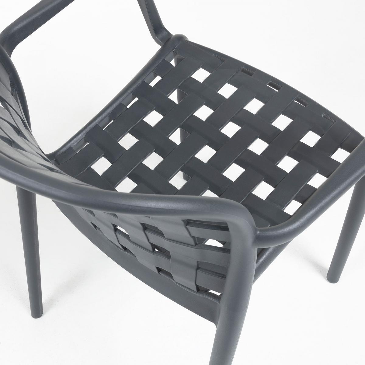 067743 Кресло Onha темно-серое La Forma Isa - Вид №5