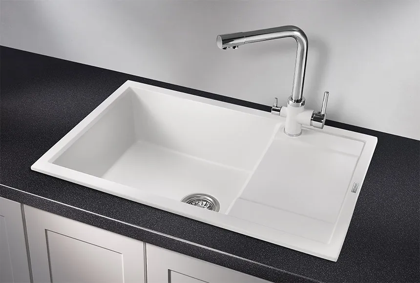 7805, АРКТИК (БЕЛЫЙ), кухонная мойка, кварц GRANULA 7805-ST227