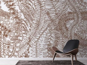 Affreschi & Affreschi Рулонные экологические обои из гипса с цветочными мотивами Season 1 Kw1804