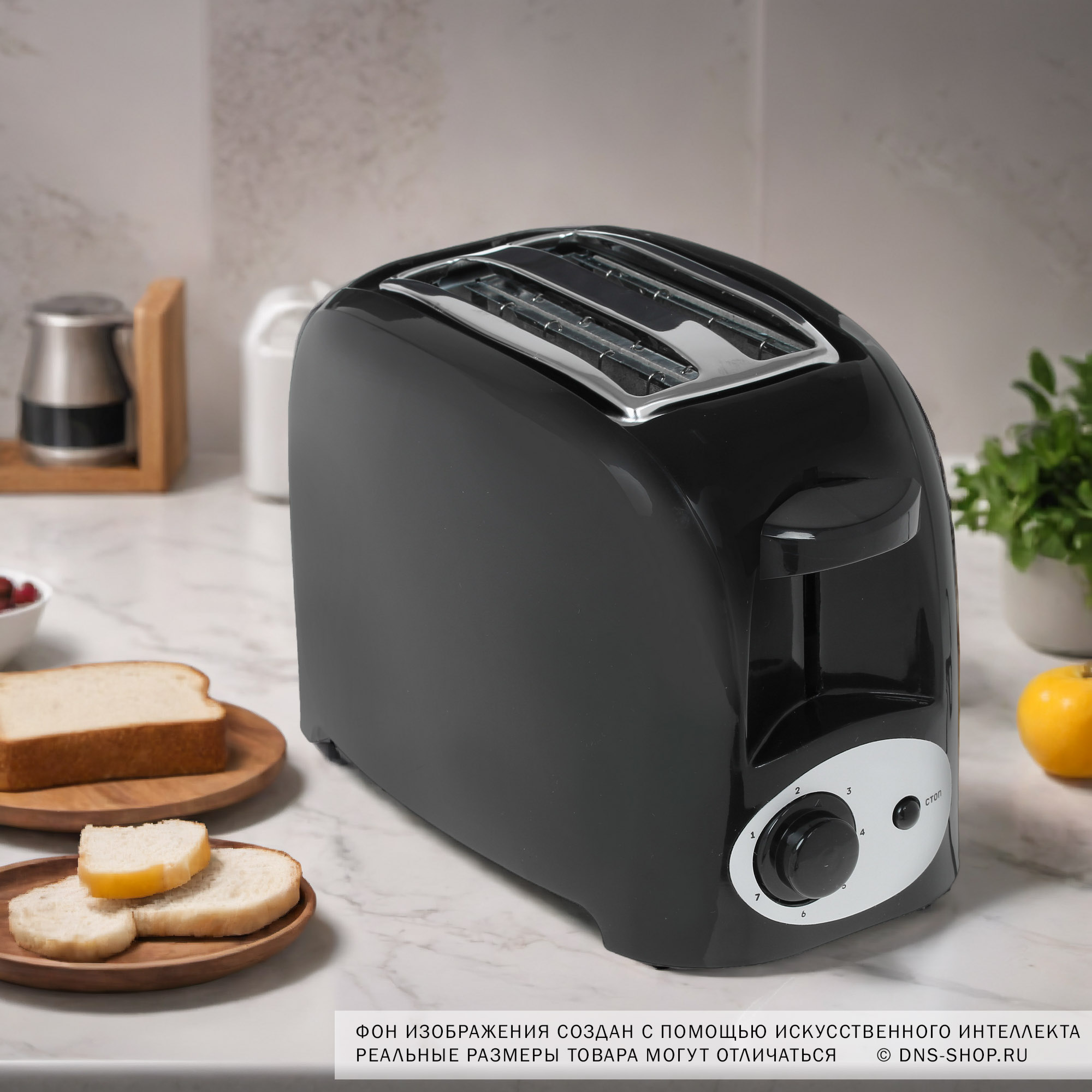 1304828 Тостер Aceline TS-2000 черный STDN-0066326 - Вид №8