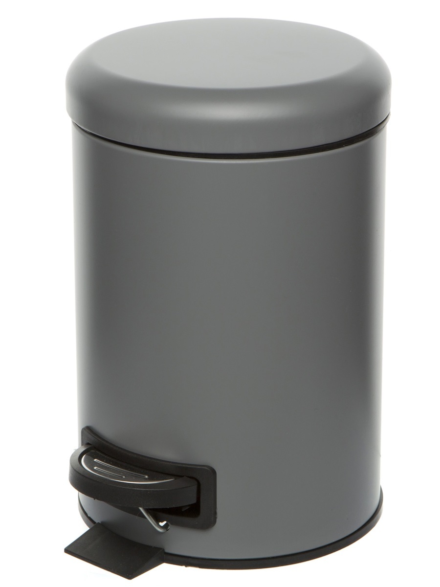 Вёдра с педалью и крышкой Pavo 3L Grey NAVAKO 11532