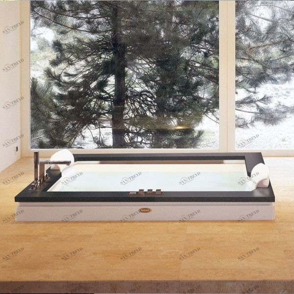 Ванна встроенная с гидромассажем "TOP" Aura Plus 9F43-502 Jacuzzi 9F43502