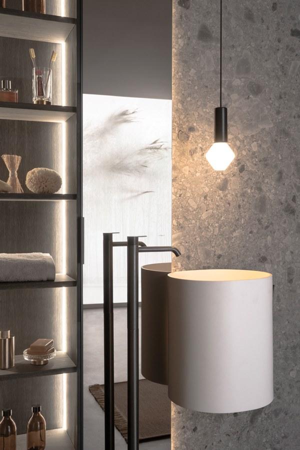 Подвесная раковина настенная овальная Inbani Giro белая GR005 - Вид №2