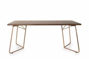 Jess Прямоугольный деревянный обеденный стол Charles